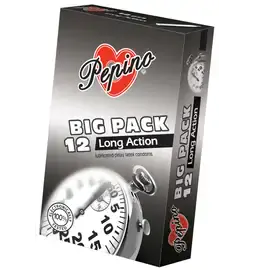Kondomy prodlužující styk - Pepino kondomy Long Action - 12 ks