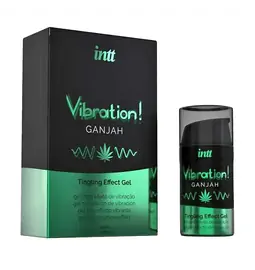 Stimulace klitorisu a vaginy - intt Vibration! Tingling effect gel - Ganjah 15 ml