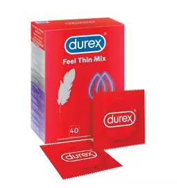 Ultra jemné a tenké kondomy - DUREX Feel Thin MIX kondomy 40 ks