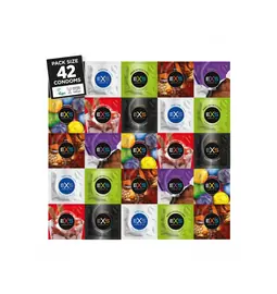Velká balení kondomů - EXS Variety Pack 1 Kondomy 42 ks