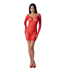 Erotické šaty - Passion Minišaty BS101 červené