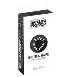 Extra bezpečné a zesílené kondomy - Secura kondomy Extra Safe 12 ks
