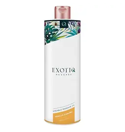 Masážní oleje - EXOTIQ masážní olej Vanilla Caramel 500 ml