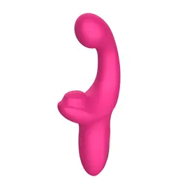 Rotační a rabbit vibrátory - BASIC X Stunner vibrátor na G-bod a klitoris růžový