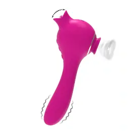 Multifunkční vibrátory - Romant Tern podtlakový stimulátor klitorisu 3v1 růžový