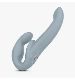 Připínací penis - FUN FACTORY Share Vibe Pro strap-on - Cool Grey