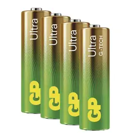 Nabíječky a baterie - GP Ultra - alkalická baterie AA 4 ks