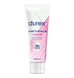 Lubrikační gely na vodní bázi - DUREX Naturals Sensitive intimní gel 100 ml