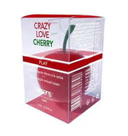 Zpevnění a lepší prokrvení poprsí - exsens Arousal cream Crazy love - Cherry 8 ml