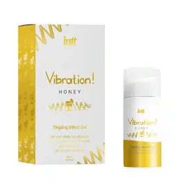 Stimulace klitorisu a vaginy - INTT Vibration! stimulační gel - Honey 15 ml