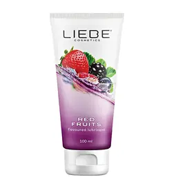 Lubrikační gely s příchutí nebo vůní - Liebe lubrikační gel 100 ml - Red Fruits