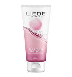 Lubrikační gely s příchutí nebo vůní - Liebe lubrikační gel 100 ml - Cotton Candy