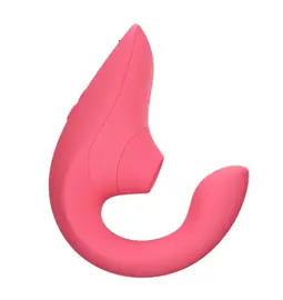 Tlakové stimulátory na klitoris - Womanizer Blend vibrátor a stimulátor klitorisu 2 v 1 - Vibrant Rose