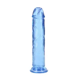 Dilda s přísavkou - Realrock Realistické dildo s přísavkou 22 cm - modré