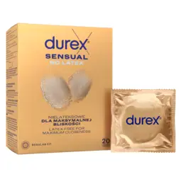 Kondomy bez latexu - Durex kondomy Sensual No Latex 20 ks