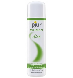Lubrikační gely na vodní bázi - Pjur Woman Aloe Lubrikační gel 100 ml
