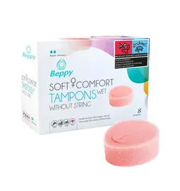 Menstruační pomůcky - Beppy Wet anatomický pěnový tampon 8 ks