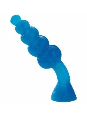 Nevibrační anální kolíky - Bendable Butt Rattler anální kolík - modrý - v110575