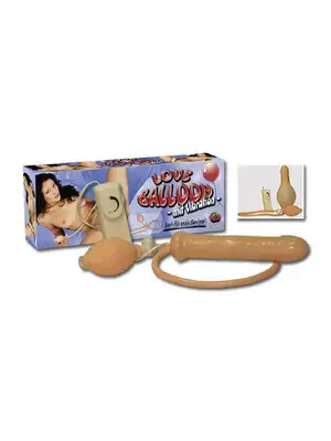Nafukovací dilda a penisy - Love Balloon Penis nafukovací - vibrační - 5513680000