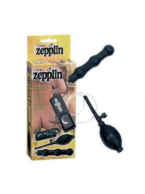 Nafukovací dilda a penisy - Zepplin nafukovací anální kolík vibrační - dc50109