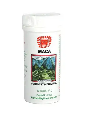 Tipy na valentýnské dárky pro páry - Cosmos Maca 22 g (60 kapslí) - doplněk stravy - MACA