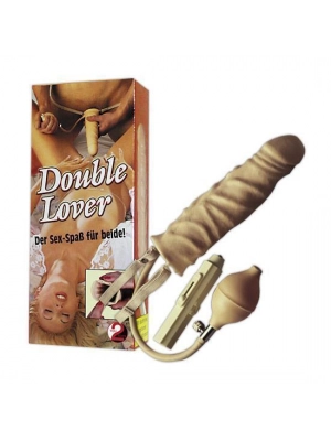 Připínací penis - Double Lover Nafukovací vibrační nástavec na penis - 5525850000