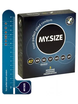 Extra malé kondomy - My.Size kondomy 47 mm - 3 ks - 4111400000