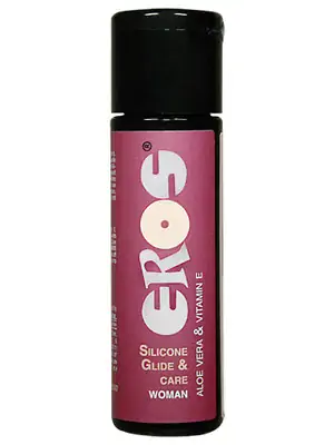 Silikonové lubrikační gely - Eros Silicone Glide  &  Care Woman 100ml - 6188700000