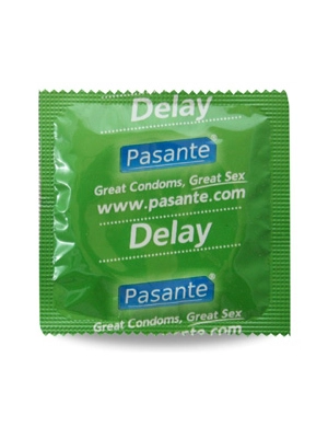 Kondomy prodlužující styk - Pasante znecitlivující kondomy Delay - 1 ks - pasantedelay-ks