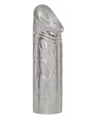 Návleky na penis - XXL Zvětšující silikonový návlek na penis - čirý - 5183600000