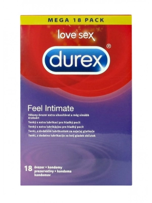 Velká balení kondomů - DUREX kondomy Feel Intimate 18 ks - 5052197056228