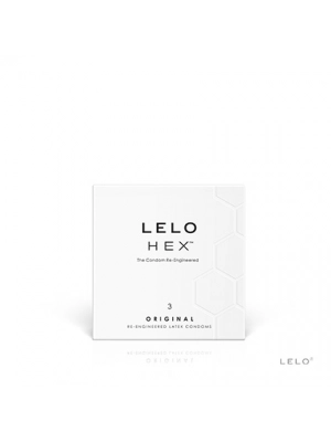Standardní kondomy - Lelo HEX Original kondomy 3 ks - LELO2487