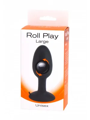 Nevibrační anální kolíky - Roll Play Anální kolík s rotační kuličkou Large - s25005