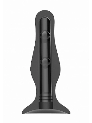Vibrační anální kolíky - Sono Anální kolík s pohybujícími kuličkami - černý - shmSON067BLK
