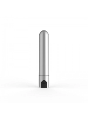Mini vibrátory - Romant Shot dobíjecí minivibrátor stříbrný - RMT103sil