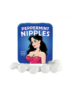 Erotické sladkosti - S&F Peppermint Nipples Bonbony ve tvaru bradavek 30 g - E29787