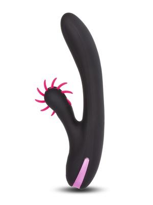 Vibrátory na klitoris - BOOM ClitRoll vibrátor na klitoris a G-bod černý - BOM00104
