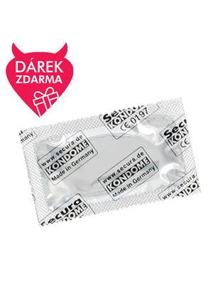 Velká balení kondomů - BONUSOVÝ DÁREK Secura kondom Transparent - 1 ks - bon-4153080000