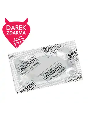 Velká balení kondomů - Kvalitní hladký kondom Secura (transparentní) - bon-4153080000
