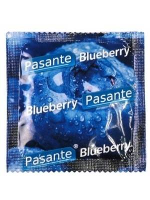 Kondomy Pasante - Pasante kondomy Borůvka - 1 ks - pasanteblueberry-ks