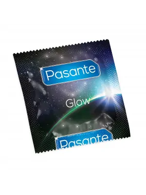 Svítící kondomy - Pasante kondomy Glow - 1 ks - pasanteglow-ks