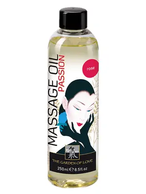 Masážní oleje a svíčky - Shiatsu Masážní olej Passion 250 ml - růže - s90291rose