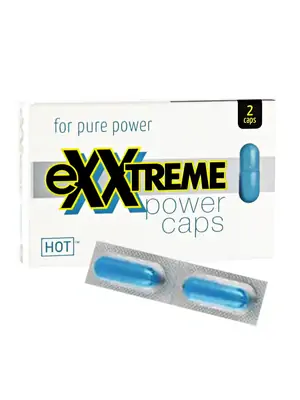 Zvýšení libida - Hot Exxtreme Power Caps pro muže - 2 tabl. - doplněk stravy - s90265
