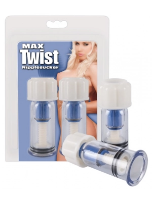 Vakuové pumpy pro ženy - Max Twist Vakuové přísavky na bradavky stavitelné - 5218090000