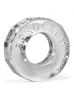 Erekční kroužky nevibrační - Oxballs - Sprocket erekční kroužek - transparentní - E29894