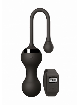 Vibrační vajíčka - Sexercise Chytré vibrační vajíčko - černé - ShmSEX001BLK