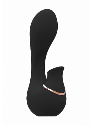 Tlakové stimulátory na klitoris - Irresistible Mythical vibrátor - černý - ShmIRR004BLK