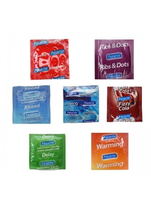 Akční a dárkové sady kondomů - 7 dní v týdnu - balíček kondomů - kon0004