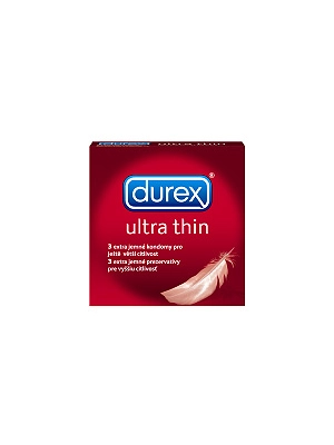 Ultra jemné a tenké kondomy - Durex Ultra Thin kondom - 1 ks - Durexultrathin-ks
