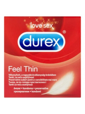 Ultra jemné a tenké kondomy - Durex Feel Thin kondom - 1 ks - Durexfeelthin-ks